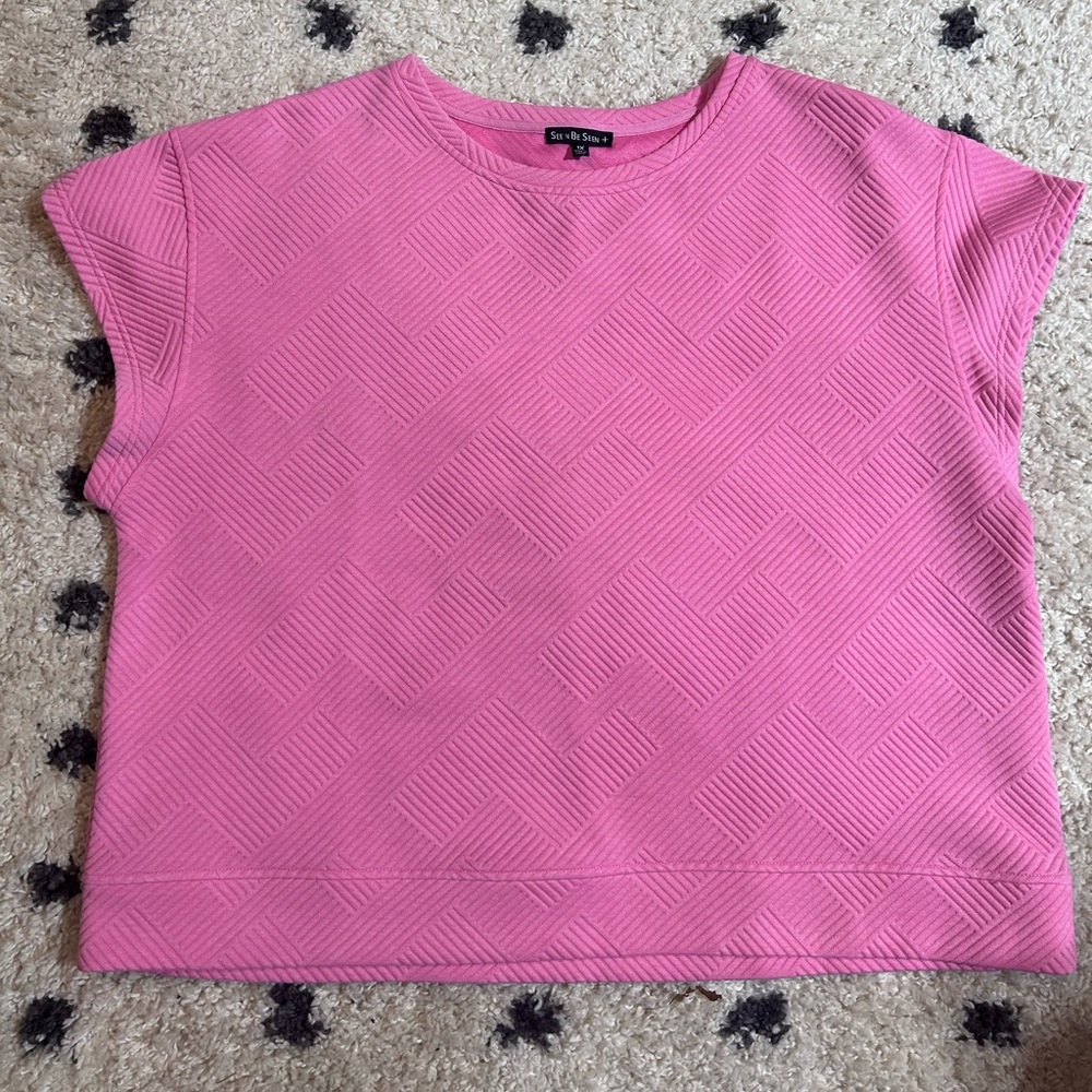 Pink Short Sleeve Top | See N Be Seen